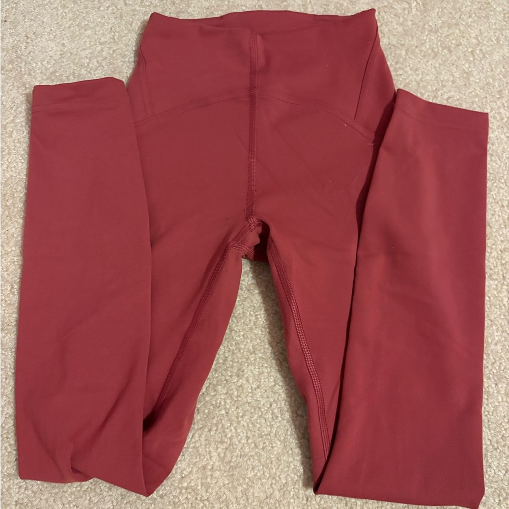 Lululemon Athletica Brick Red Leggings